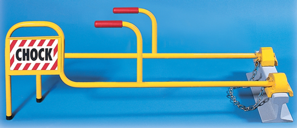 Double Chock w/Flag Exposed Rail Weight 20 lbs.